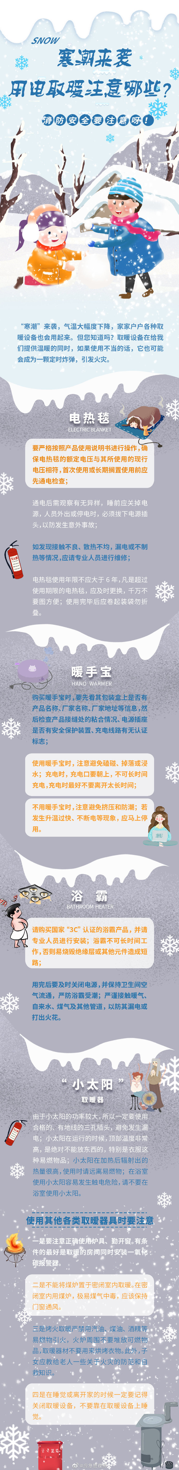 寒潮來襲，用電取暖注意哪些？